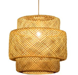 Бамбуковая ротантная подвесная подвесная вилла El Home Tister Hanging Lamp