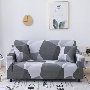 Sandalye kapakları Slip Stretch Sofa Slipcovers Oturma Odası Koltuk Kanepe Kapağı Tek/İki/Üç/Dört Koltuk için Modern Elastik