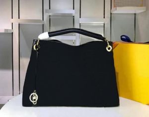 Luxus ARTSY Tote Handtasche Mode Schwarz prägung Dame Umhängetasche Kette Handtaschen Frauen Schulter Taschen Designer einkaufen Handtaschen