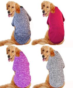 Hondenkleding Winterdierenkleding voor grote honden Warm katoen grote hoodies Golden Retriever Pitbull jas jas Pets voor kleding truien4399358