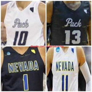 Стинка на заказ невада Wolf Pack Basketball Jersey 10 Caleb Martin 11 Cody Martin 12 Jojo Anderson 14 Линдси Дрю