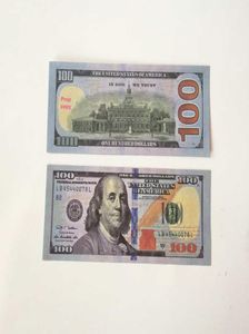 Bästa 3A -storlek Film Prop Sedel Copy Printed Fake Money USD Euro UK Pounds GBP British 5 10 20 20 50 Commemorative Toy for Christmas Gif1694281