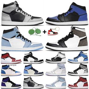 2023 scarpe da basket da uomo donna 1s alte og 1 Electro Orange Shadow 2.0 Hyper Royal Chicago Light Banned Silver Toe scarpe da ginnastica sportive da uomo JORDON JORDAM