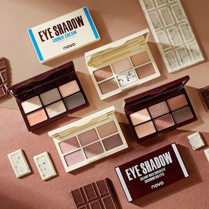 6 f￤rger Eyeshadow Palette Cosmetics Hot-Selling Matte Eye Shadow Waterproof Longing Shiny Women Beauty Makeup