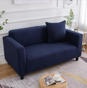Pokrywa krzesełka Cover Pastel Kolory do salonu przekrojowy narożny meble Slipcover Couch 1/2/3/4 SEater Solid Kolor