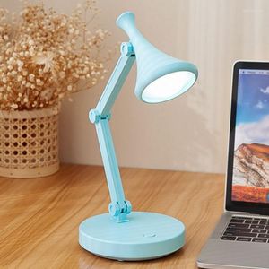 Table Lamps Mini Fold-able LED Lamp Reading Book For Home Room Computer Notebook Laptop Desk Night Lights Eye Protections Gift