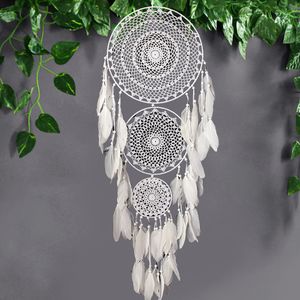 Flower Dream Catcher stor storlek Dekorativa f￶rem￥l Br￶llopsscendekorationsdekorationer hem h￤nger 1222736