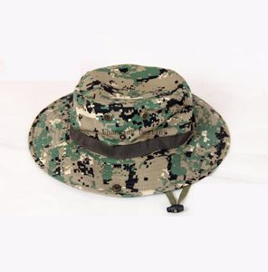 Cloches Sun Hat Panama Bucket Flap oddychający boonie Multicam Nepalee Camuflage Hats na zewnątrz Łowotliwość szerokie Brim2195833