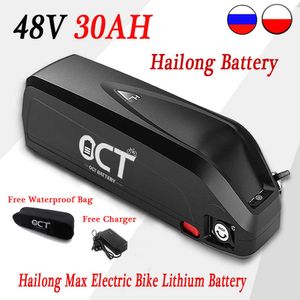 Batteria originale per bici elettrica Hailong 48V 30AH 18650 celle Samsung Batteria Hailong Ebike 36V 24AH per motore 350W-1500W