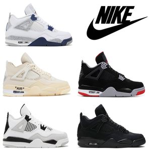 Slippers Cheaps Sale Sneakers Dupe Air Jordan 4 Travis Scottmens 4s Black Cat Men Basketball Shoes Designer Luxury Homme Trainer Hommes Baskes Dupe AAAAA Quality