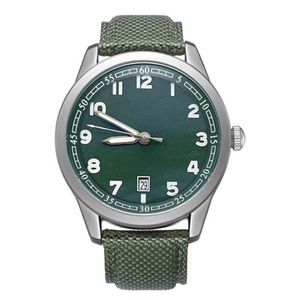 Orologi automatici da uomo Orologio da polso meccanico con cinturino in nylon verde militare Orologio sportivo da uomo Montre de luxe Orologi da polso relogio220n