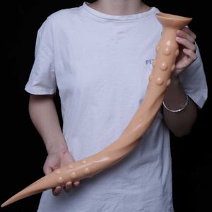 Skönhetsartiklar mjuk anal masturbator enorm lång dildo dilator sexiga leksaker super sug kopp prostata massager piska rumpa