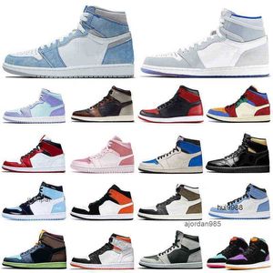 2023 Grande venditore 1s scarpe da basket da uomo 1 Hyper Royal Banned Bred Shadow Chicago donna uomo scarpe da ginnastica sportive sneakers Dropshipping traspirante JORDON JORDAB