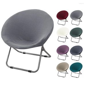 Chair Covers Round Moon Cover Foldable Saucer Protector Slipcovers Universal Elastic Camping Seat Case For Living Room Home Decor