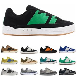 Designers Atmos x Adimatic Low casual shoes mens womens Skateboard Shoes Shark Bread shoe Suede Leather Thick Soles Wide Laces Were Born In 1996s sneakers trainer