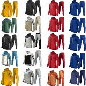 Designer men's Pants colorful sports suits technology fleece sweatpants sports jacket loose single zipper sweatshirt men camouflage