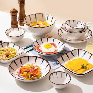Dinnerware Sets Creative Northern Europe Style Cookware Bowl And Tableware Set Plate Household Elite Simple Modern Spoon