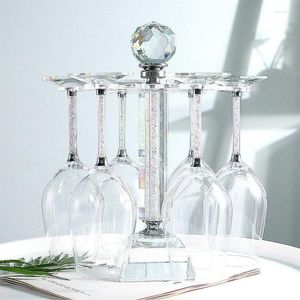 Bicchieri di vino di lussuoso cristallo creativo di calice vetro tazza di bevanda a diamante el party home decorazione del matrimonio accessorio