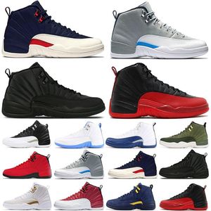 12 12s Cap and Gown Mens Basketball Shoes PRM Heiress Gym Red Space Jams Bred men sports Sneakers 2023 best