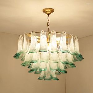 Pendant Lamps Postmodern Creative Living Room Dining Peacock Open Screen Chandelier Nordic Minimalist Personality Bedroom Study Glass Lam