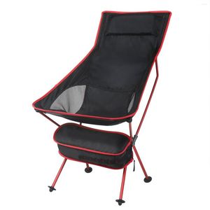 Camp Furniture Outdoor Folding Camping Chair With Carry Bag Lightweight Seat For Fishing Festival Picnic BBQ Beach