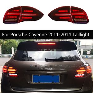 Auto Rückleuchten LED Hinten Lampe Blinker Nebel Reverse Parkplatz Laufende Lichter Für Porsche Cayenne 2011-2014 Rücklicht