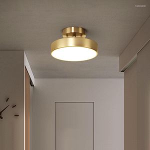 Deckenleuchten Ganglampe Nordische Beleuchtung Luxus Korridor Wohnzimmer moderne minimalistische kreative Eingangs -Veranda Wandmontage Dekor Licht
