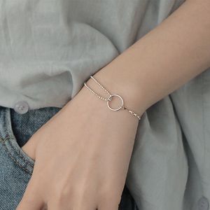 10Pcs Vintage Round Women's Chain Bracelet For Female Simple Personality Jewelry Party Gifts