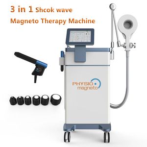 3 in1 HIEMT Shock Wave Magnetic Therapy Body Rimozione della cellulite Magneto Trasduction Apparecchiatura per fisioterapia Physio Magneto Device