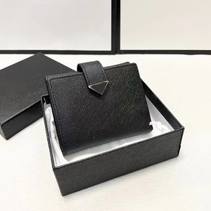 короткий кошелек визитница кошелек женские мужские кошельки дизайнерские портмоне сумка на молнии натуральная кожа ПВХ мини-клатч треугольник 5A