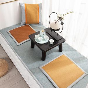 Pillow Rattan Seats Summer Cool Mat For Sitting Non-slip Chair Tatami Buttock Ccushion Pad Office Home Living Room