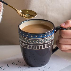 Tazze Personalità creativa Trend Tazza d'acqua in ceramica Tazza da ufficio Bere caffè Latte