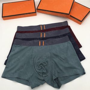 Mens Designer Underbyxor Male Sexy Charm Boxer Underwear Breattable Design Letter Pint Boxers Underpant For Men