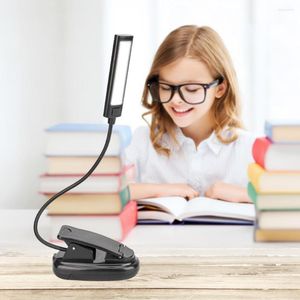 Tragbare Laternen Panyue Mini COB LED Clip auf einstellbare Buch Leselampe Lampe super hell für Kindle Touch USB Tisch Schreibtisch