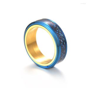 Обручальные кольца углеродное волокно Dragon Spinner Кольцо для мужчин.