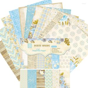 Gift Wrap 6inch 24sheets Scrapbooking Paper Page Kit br￶llop Bakgrund Pack Craft Diy Supplies Tillbeh￶r