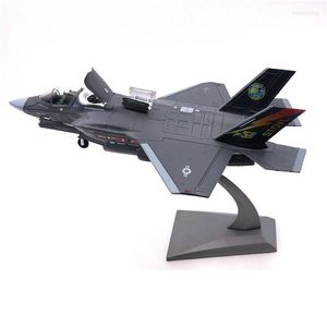 装飾的な置物1/72 US Marine F35B垂直離陸および着陸F35合金シミュレーションファイターモデル軍事ファンコレクション