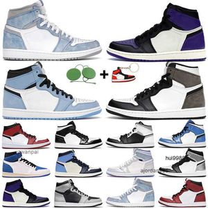 2023 uomo donna scarpe da basket 1s alta og 1 Electro Orange Shadow 2.0 Hyper Royal light Chicago Court Viola bianco uomo scarpe da ginnastica sportive sneakers JORDON JORDAB