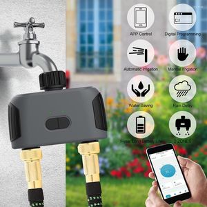 Watering Equipments Two Way Smart Water Valve Garden Automatic System Timer Wifi Drip Irrigation Controller