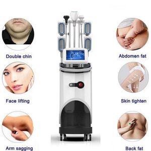 Multifunktionell förlust Vikt Cool Fat Freezing Slimming System Criopolysis Cavitation RF Lipo Laser Double Chin Cryo Machine