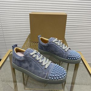 Top masculino sapatos cravejados elegantes, designer de couro real, estilo rocha de rocha unissex solas vermelhas sapatos de luxo feminino diamante incrustado sapato casual 00184