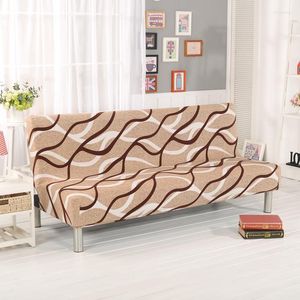 Stol täcker blommig geometri utan armstöd soffa täcker all-inclusive slipcover säsonger elastiska handduksäng hem dekor nordisk stil
