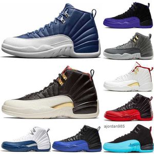 2023 Jumpman Basketball Shoes 12 Men 12s Black Purple Cny Dark Concord Fiba Influense French Blue Gym Red Michigan Taxi University Gold Jordon Jordam Jordab