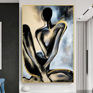 Картины абстрактные сексуальные женские женские масляные живопись на холсте плакаты и принты декоративные настенные художественные картинки для гостиной домашней декор