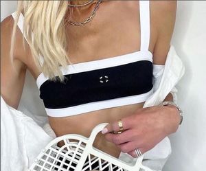 Designer Summer Fashion High-End Brand A CH Högkvalitativt kvinnors sexiga badkläder Beach Black Two-Piece Swimsuit Bikini Bathing Suit Womans Channel Bikinis