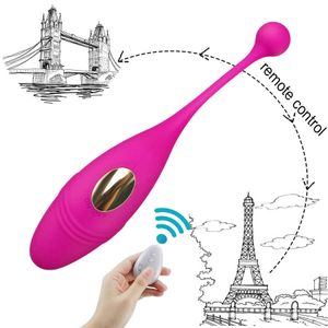 Articoli di bellezza Mutandine Telecomando senza fili Vibratore Uovo vibrante Dildo indossabile Punto G Clitoride Giocattolo sexy per le donne TD0229