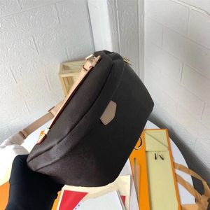 Unisex bel çantaları kadın mizaç bumbag kahverengi çiçek klasik erkekler crossbody fanny paketi el çantası yüksek kaliteli bayanlar gündelik olmalı2124