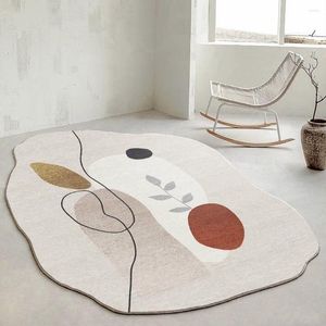 Carpets Nordic Style Irregular Living Room Luxury Home Large Area Bedroom Bedside Rug Coffee Table Floor Mat Size