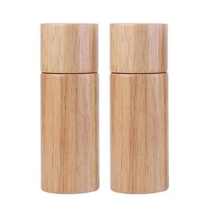 Wooden Salt and Pepper Grinder SetManual for Seasoning Cooking Serving Dining Gift Mom C0427