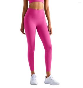 Active Pants NCLAGEN Pocket Yoga High Waist Sports Leggings Women Squat Proof NO Front Seam Naked Feel Bottoms Fitness GYM Tights